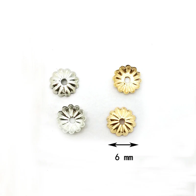 Шапочка из металла для изготовления ювелирных изделий сделай сам 6 мм 100