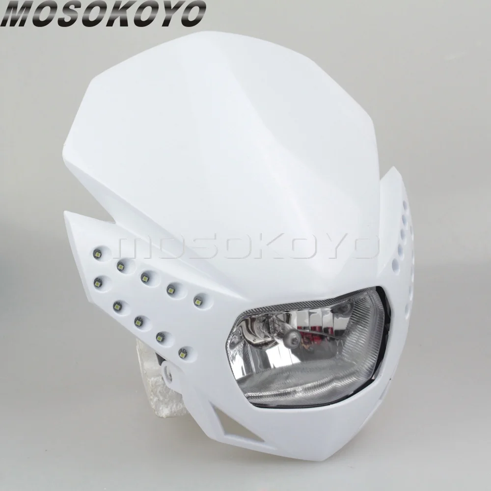 Универсальная фара для мотокросса с поворотным сигналом Honda KTM Yamaha XT660 WR250 WR125 XT125
