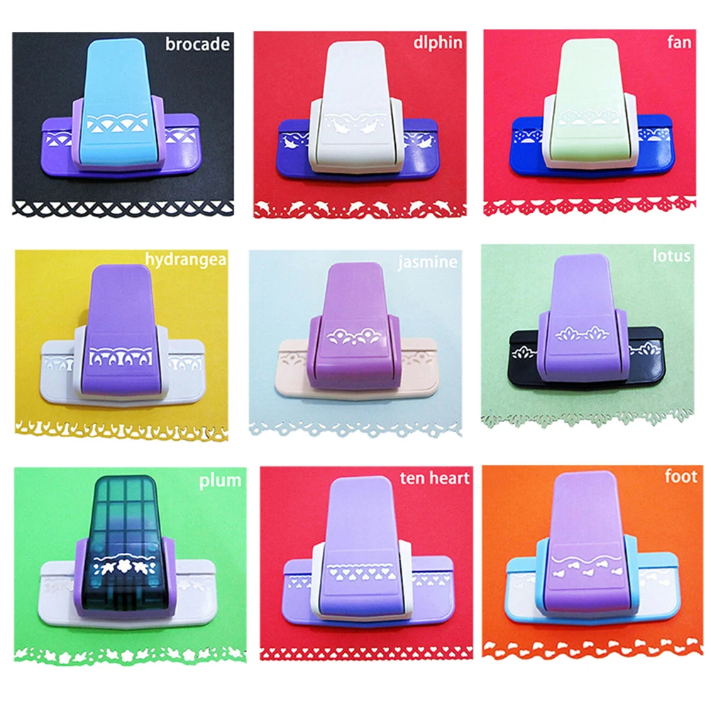 Новый причудливый грандиозный Дырокол S цветочный дизайн тиснение дырокол для