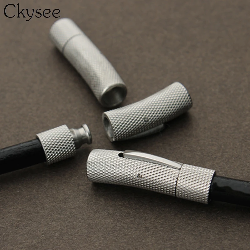 1 шт./лот Нержавеющая сталь серебро Цвет пряжки застежками отверстия Размеры 6 мм