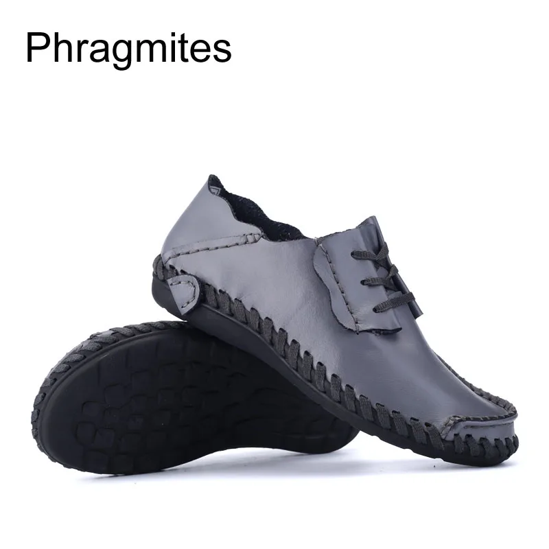 Phragmites/2019 г. Весенняя Мужская обувь ручной работы большие размеры 50 # лоферы модная