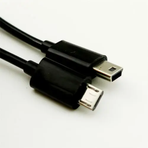 1 шт. спиральный переходник с разъемами Micro USB B и Mini 5 Pin 3 фута|mini usb b|mini usbusb b mini |
