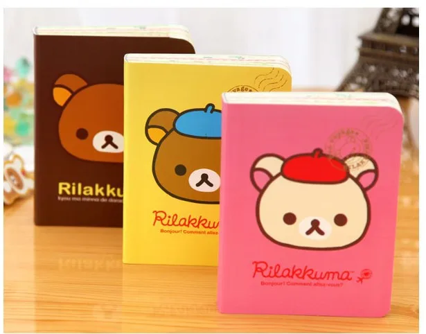 Милый мультфильм rilakkuma Стиль DIY мини-блокнот/Блокнот памятка/Дневник канцелярские принадлежности