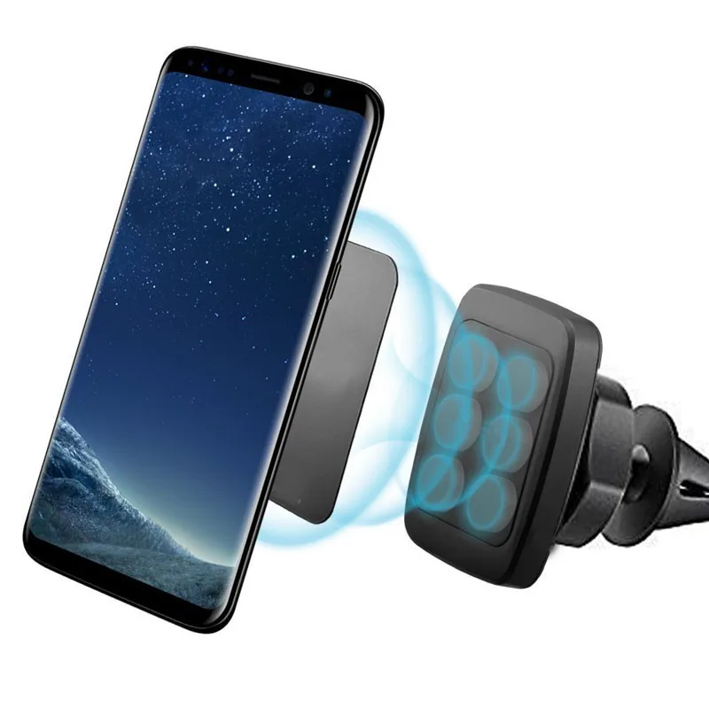 Новый черный квадратный мощный магнитный мобильный телефон с креплением на