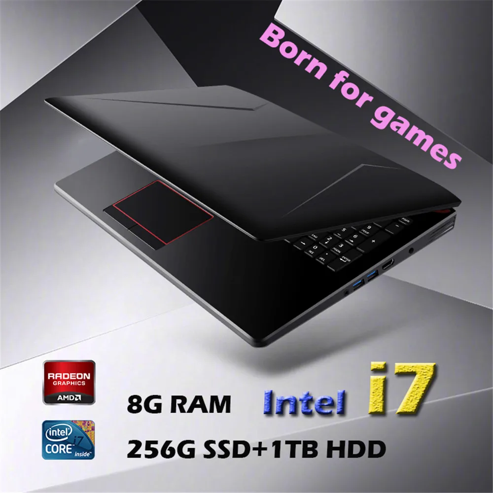 Intel i7 6700HQ игровой ноутбук 15 6 дюймов 4G видеокарта 8G ram 256G SSD 1 ТБ HDD выделенная карта
