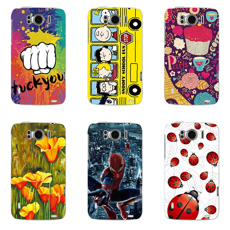 hard Plastic phone case cover For HTC Sensation XL G21 X315e shell Colorful printing Painted Flower |