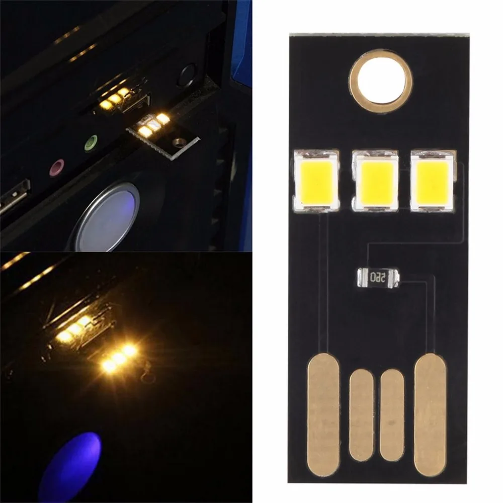 Мини USB Мощный светодиодный светильник ультра низкая мощность 2835 фишек карманная карта лампа Портативный Ночной лагерь