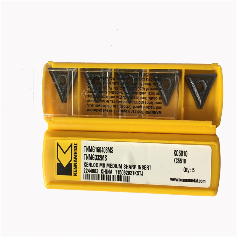 

YZ66 5pcs TNMG160408MS KC5010 CNC Carbide Inserts Original