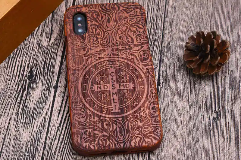 Constantine LYBALL чехол для телефона из натурального дерева для iPhone XS деревянный чехол ручной работы из натурального бамбука для Apple iPhone X XR XS MAX - Цвет: Constantine