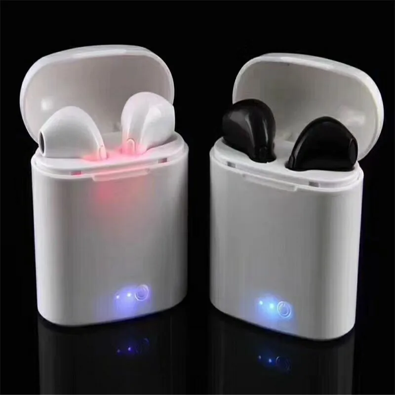 I7 i7S наушники-вкладыши TWS Bluetooth Eraphones Близнецы беспроводные наушники Mini V4.2 стерео