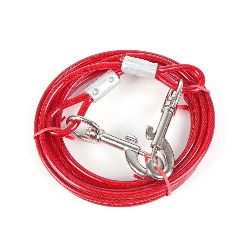 Поводок для собак поводок со стальной проволокой 3/5/10 м|double dog leash|lead leashleash for |