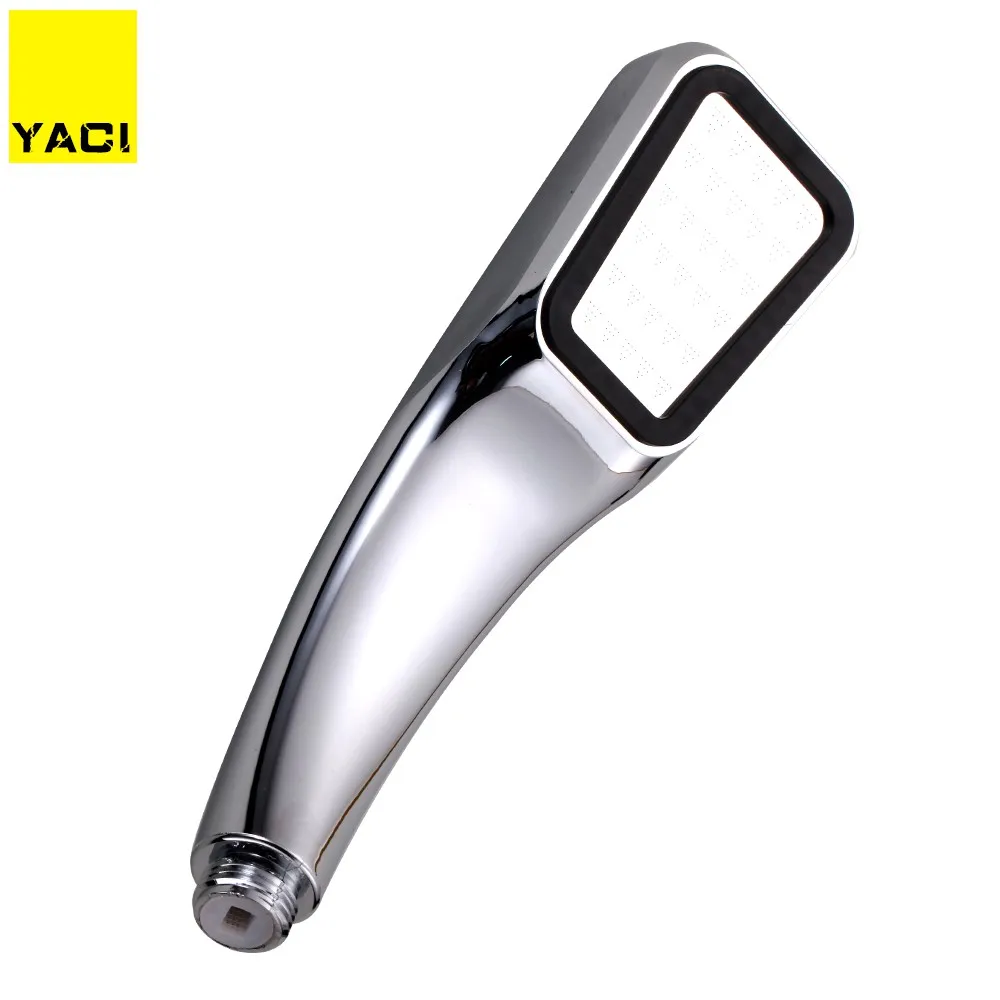 YACI высокое давление ручная душевая головка квадратная хромированная Панель 300