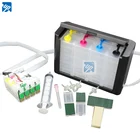 Система СНПЧ для принтера Epson WF-3620DWF, WF-3640, WF-7110, WF-3620, WF-7610, wf-7620, 27XL, T2711 с чипом автосброса