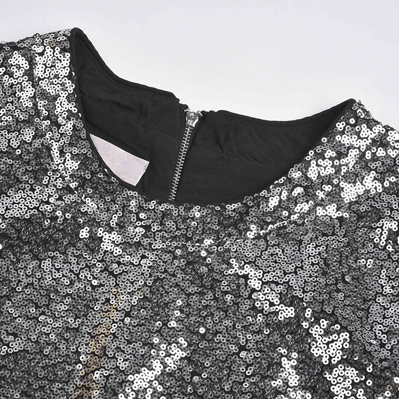 2018 мода взлетно посадочной полосы Для женщин летние тяжелые Bling блестками платья