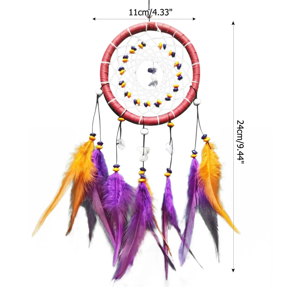 Ловец снов счастливый камень ветер подвеска колокольчик Индийский стиль жемчуг