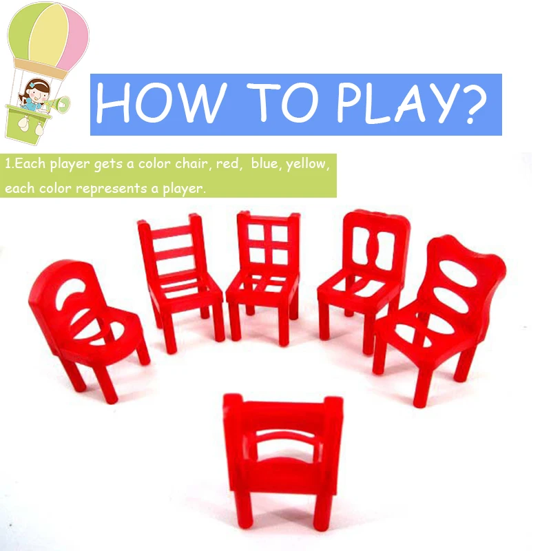 18PCS Balance game Mini Chair Toy Stacking Chairs Game Child Interactive Toys | Игрушки и хобби
