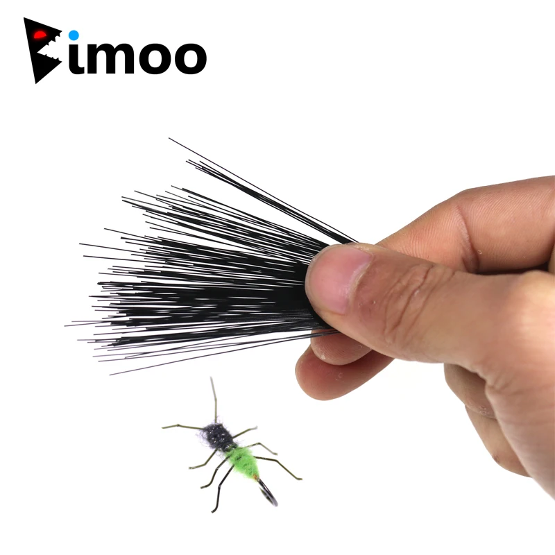 Bimoo Fly Tying Insect Leg Material Realistic Ant Stonefly Bee Hornet Nymph Tying Legs