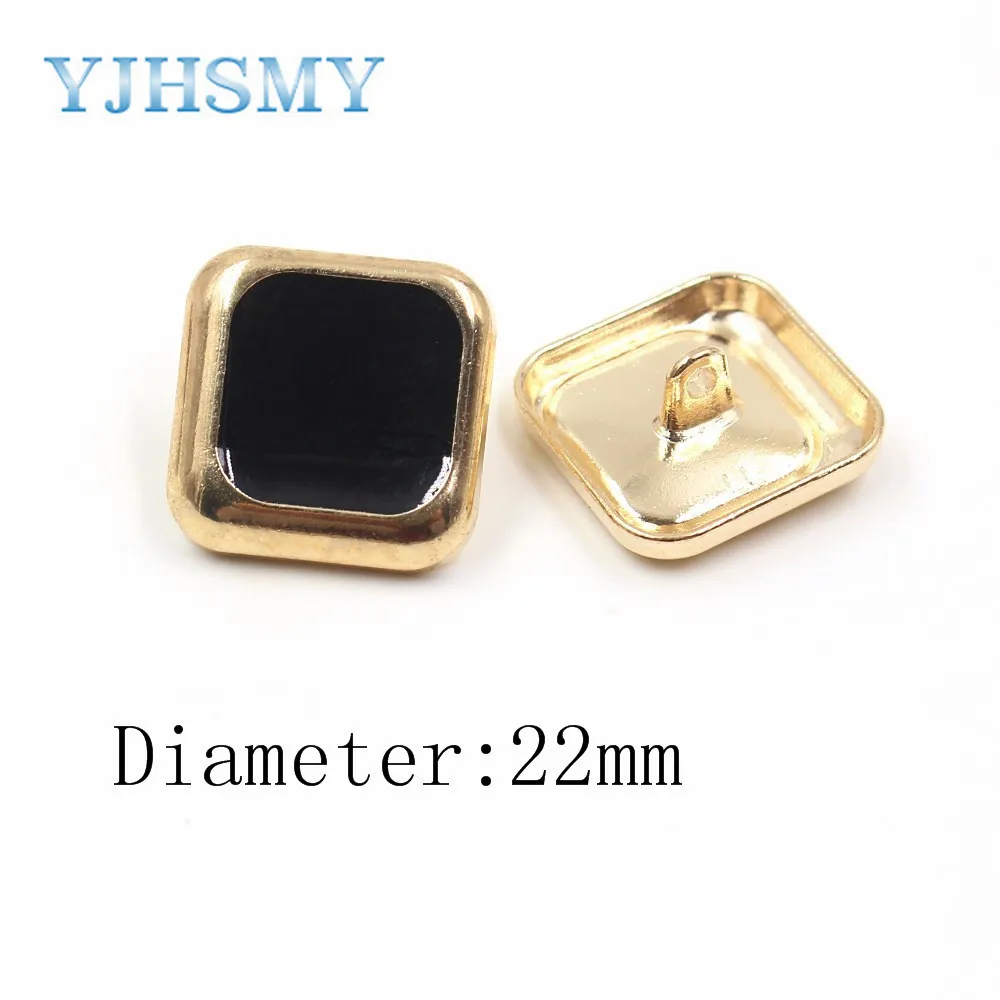 YJHSMY A-19512-510 10 шт./лот 27/22/20 мм высокое качество металлические пуговицы кардиганы