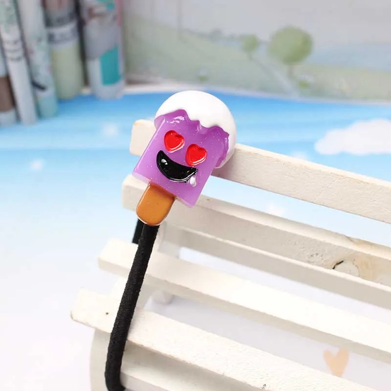 Эластичные резинки для волос Q Kids изящные аксессуары с дизайном мороженого