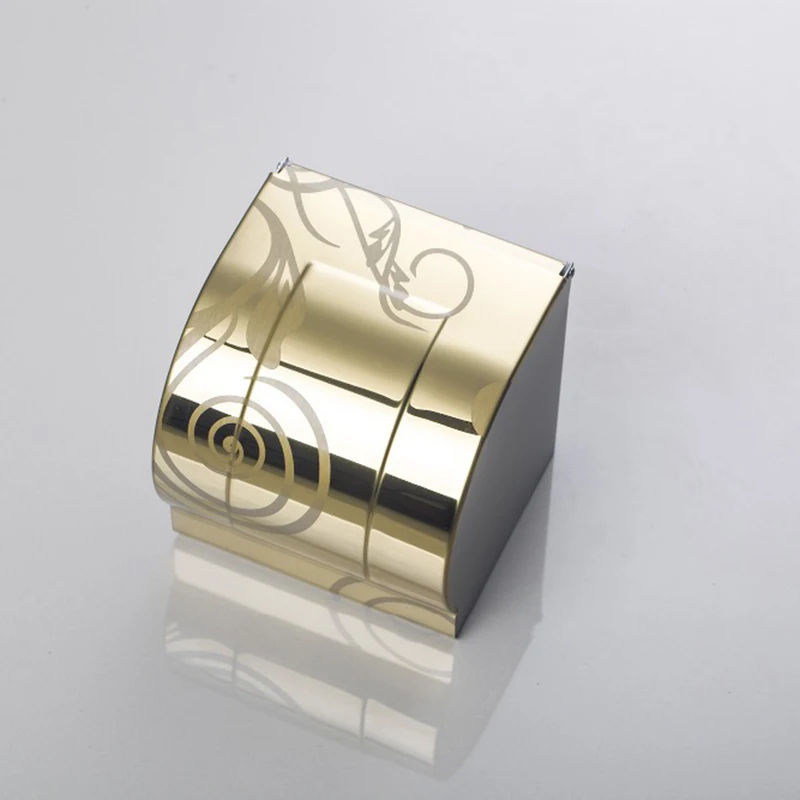 Настенная коробка для салфеток из нержавеющей стали брендовый роскошный золотой