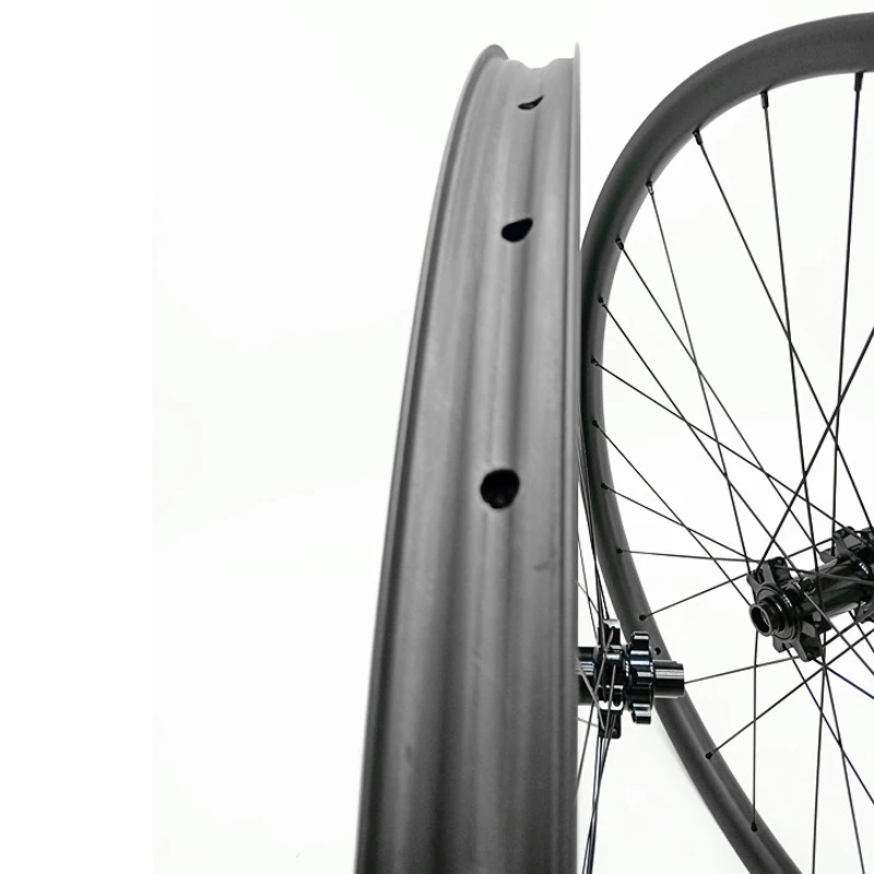 29er mtb дисковые колеса 33x30 мм ассиметричные бескамерные CN474 Bitex прямые pull boost 110x15 148x12