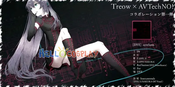 Vocaloid 2 Косплей лука мегурин наряд краситель-синтез-песня-над H008 | Тематическая