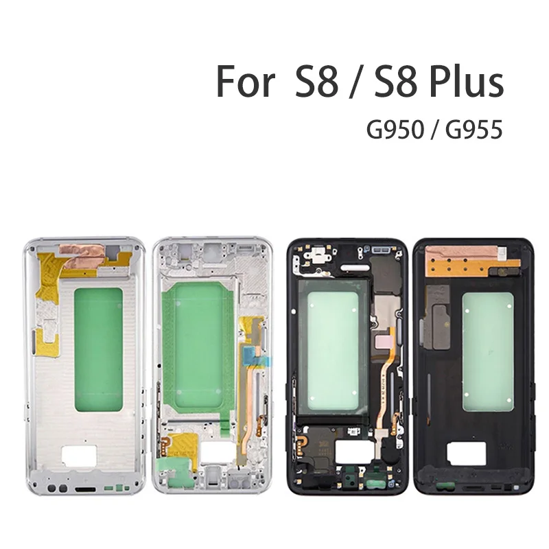 5 шт./лот для Samsung Galaxy S8 Plus G950 G955 G950f G955F Корпус ЖК-дисплей средняя рамка пластина |