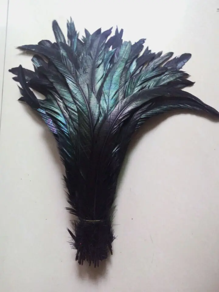Новинка! 50 шт. черные петушиные перья 12 14 дюймов/30 35 см|black rooster feathers|rooster feathersfeather