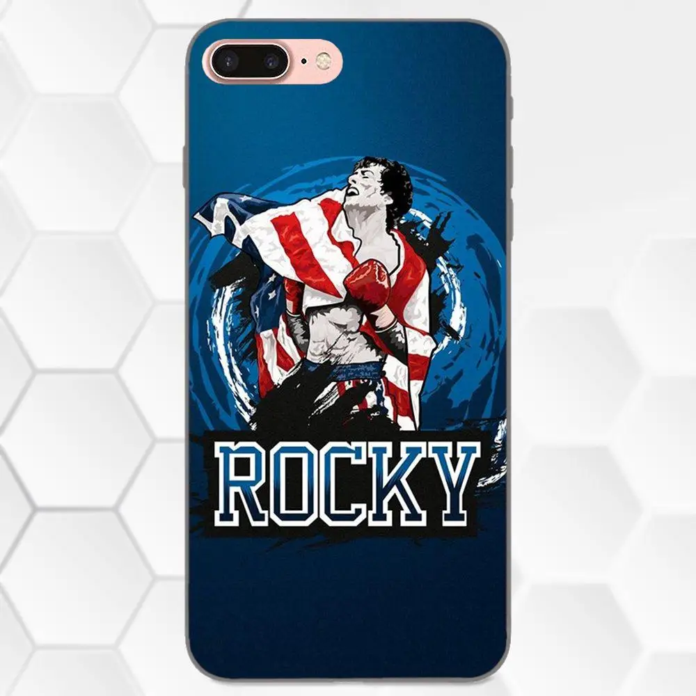 Motivational Words Art Rocky Balboa For Samsung Galaxy Note 4 8 9 S3 S4 S5 S6 S7 S8 S9 S10 Edge Plus Lite I9080 G313 | Мобильные