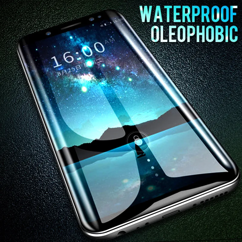 6D полное изогнутое закаленное стекло для Samsung Galaxy S9 S8 Plus S6 S7 Edge защита экрана Note 8 9