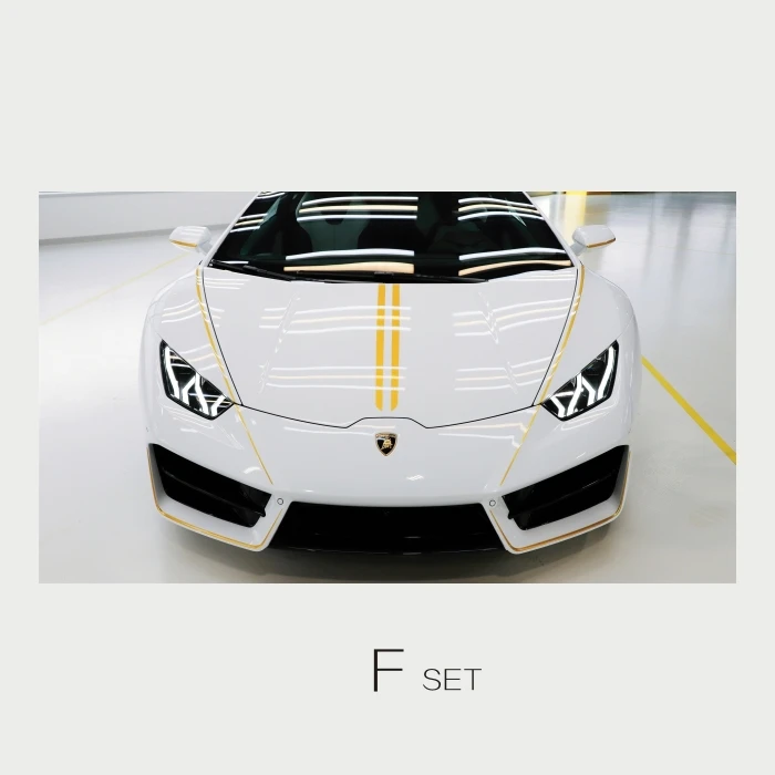 F set Картина на холсте, автомобильная картина, спортивный автомобиль Lamborghini, художественный плакат для гостиной, украшение на стену, новая каллиграфия, принт - Цвет: F set