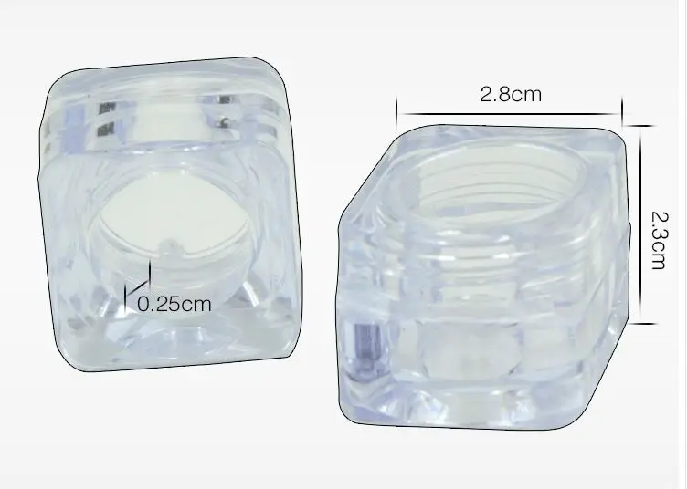 10 шт. квадратные акриловые фотообои 5 мл|container bottle|container jarscontainer case |