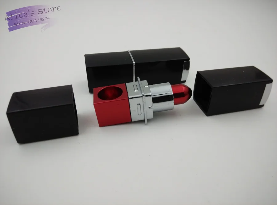 Модная губная помада в форме металлических табачных труб курительная трубка