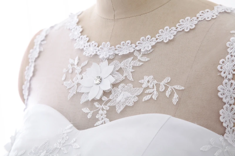 Новое поступление robe de mariage белый дешевое свадебное платье 2021 Vestido noiva gelinlik
