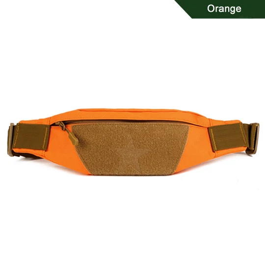 Cordura Мотоциклетная тактическая поясная сумка для отдыха на природе, походный ремень, карманный нейлоновый Камуфляжный военный поясной пакет, оборудование Militar - Цвет: Orange