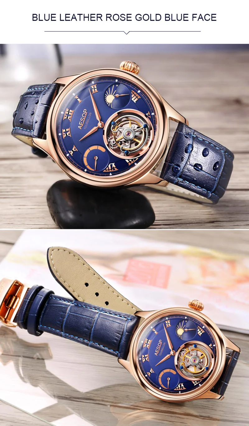 Мужские механические часы Moon Phase Tourbillon от ведущего бренда, роскошные часы с сапфировым циферблатом, часы с настоящим Tourbillon, мужские часы s relogio masculino