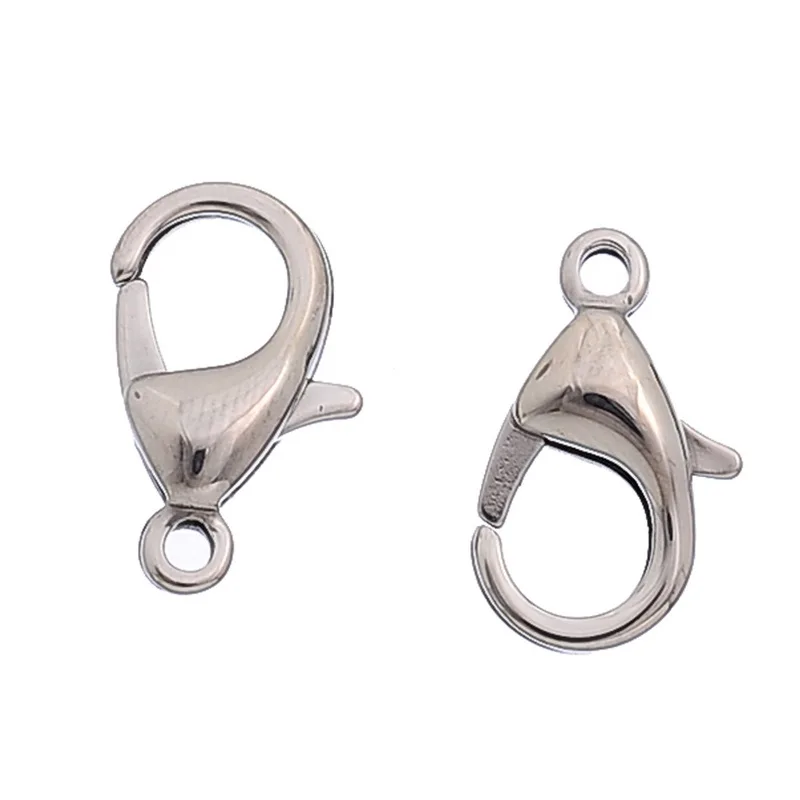 LASPERAL серебристый оттенок Нержавеющая сталь застежка-краб разъем для Набор