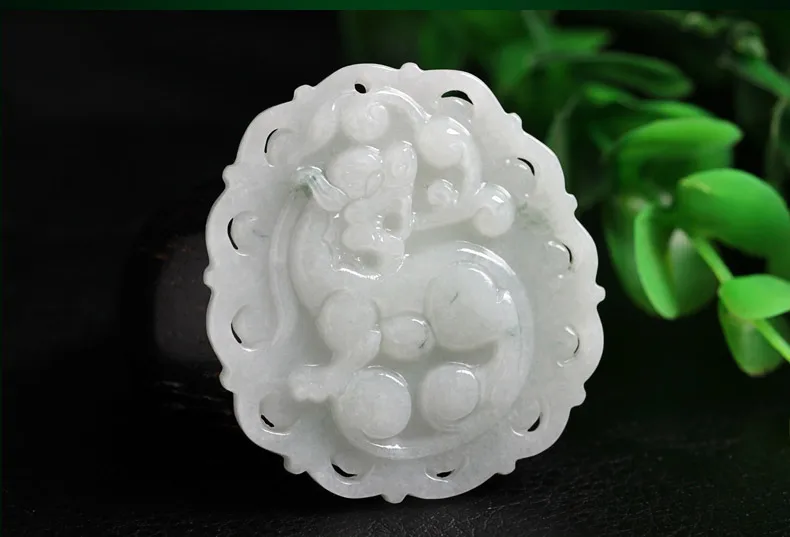 Жадеит нефрит товары волнистый цветок выдолбленная Фортуна для защиты от удачи
