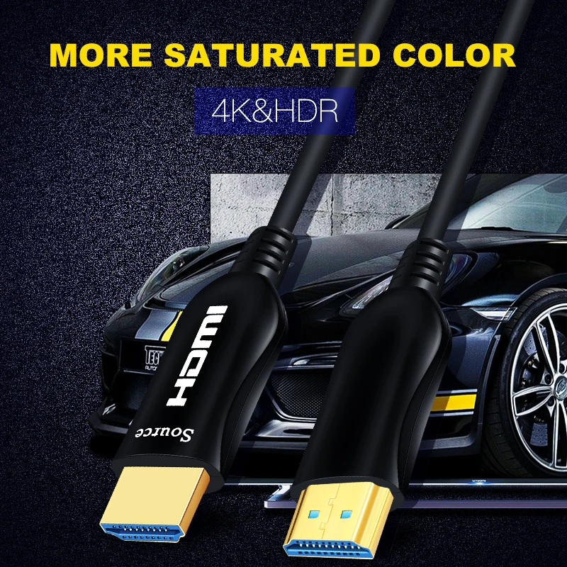 Lungfish HDMI кабель 4k 60HZ 2 0 2.0a 2.0b Оптическое волокно для HD ТВ ноутбука PS3 компьютера xbox