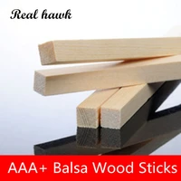 500mm long 6x86x10mm aaa balsa wood sticks strips model balsa wood for diy airplane model free shipping