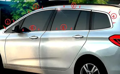 

12 PCS Window Mouldings Without Pilar For BMW 2 Series Gran Tourer F46 15-18