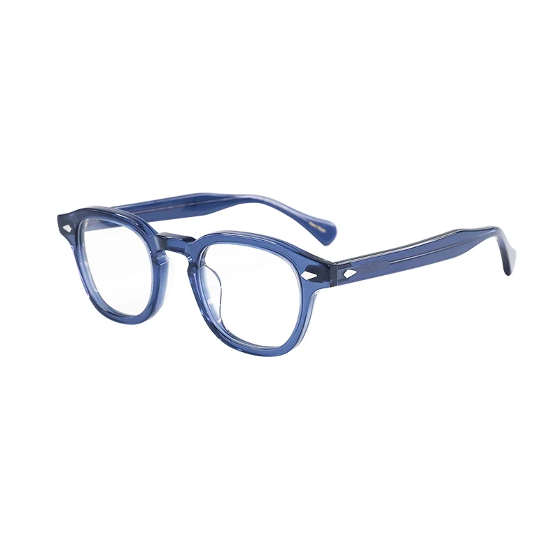 

High Quality Retro Acetate Johnny Deep Optical Prescription Glasses Frame Men Vintage Square Eyeglasses Women oculos de grau