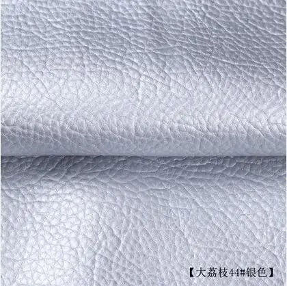 silver Кожа ткань. Хорошие 69* 50cm1pc ИСКУССТВЕННАЯ Кожа Искусственная Кожа Ткань Для Шитья ПУ синтетической Искусственной Кожи Ткань Для Диван Diy мешок Материал - Цвет: silver
