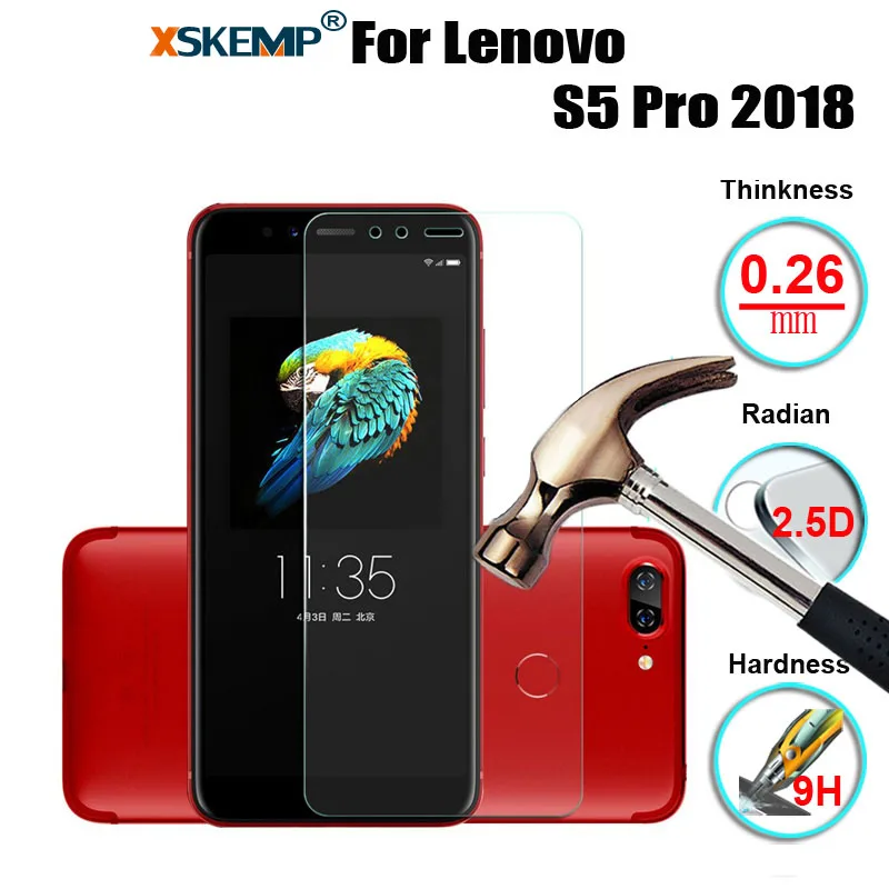 Новая защитная пленка для экрана из закаленного стекла 9H Lenovo S5 Pro 2018 Z5 K5 Note Ультра