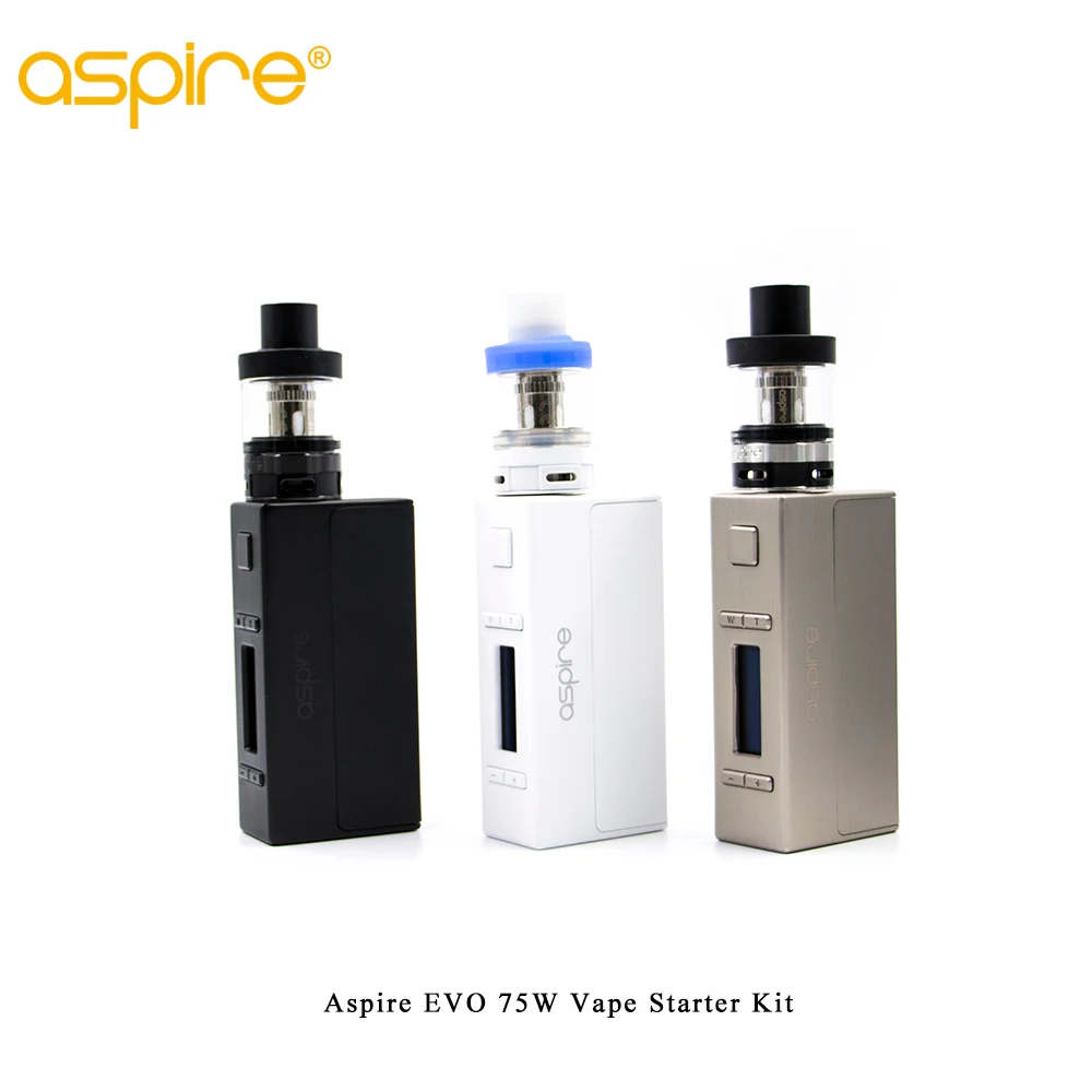 Распродажа Aspire EVO 75 Вт Vape стартовый комплект с 2 мл Atlantis Tank & NX75 Mod Sub ohm vaping system