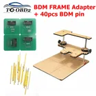 Адаптер BDM рамки и BDM Pin 40 штук в наборе только адаптер + шпильки работает с BDMFrame 5,017 7,020 v2 bdm100 FGtech BDM100 программатор системного блока управления