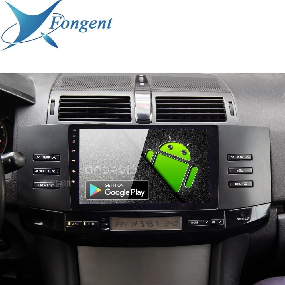 Fognent Автомагнитола 1 Din Android 9 0 стерео для Toyota Reiz 2005 2006 2007 2008 2009 мультимедийная