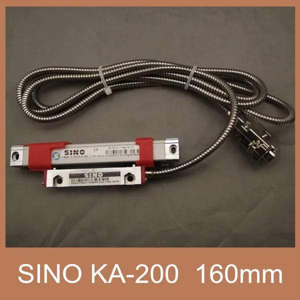 

Free Shipping 16mm*16mm Sino KA200 160mm Linear Scale Sino KA-200 160mm linear ruler for lathe machine