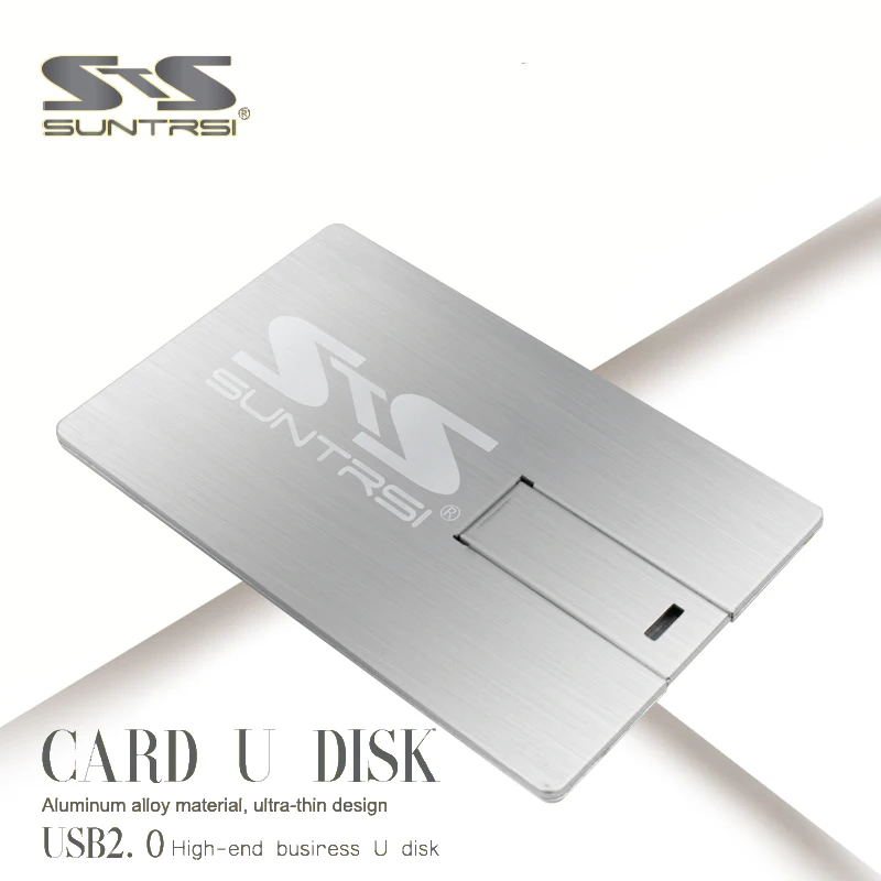Хит продаж металлическая USB флеш карта Suntrsi 64 ГБ 16 32 флешка памяти индивидуальный