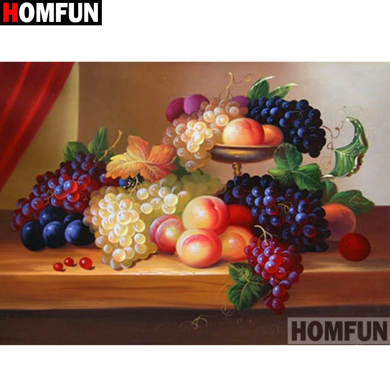 

Картина для алмазной вышивки «фрукты и виноград», A16278